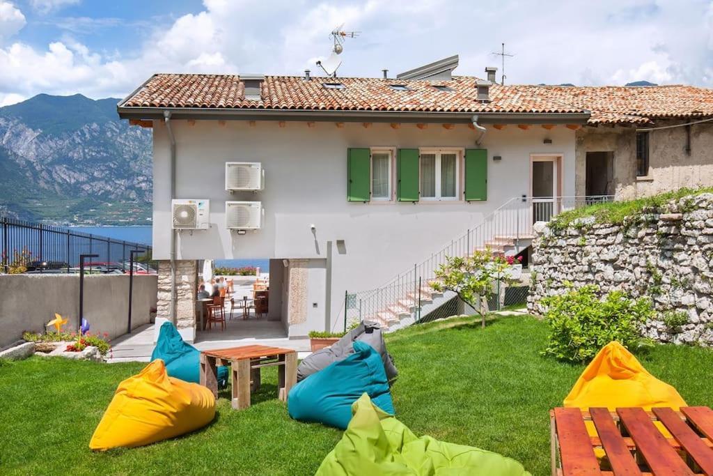 Il Frantoio A Monte-Vicino Al Lago Malcesine Eksteriør billede